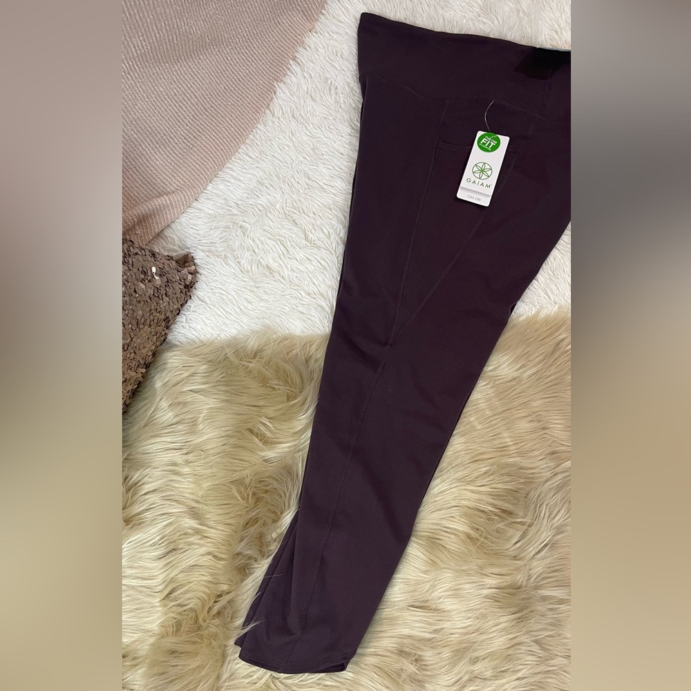 Gaiam yoga pants in dusty plum size XL